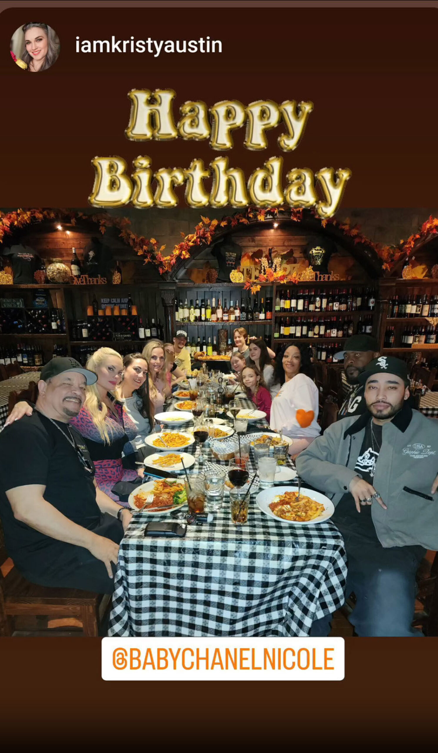 Ice-T and Coco Austin's family celebrating daughter Chanel's birthday