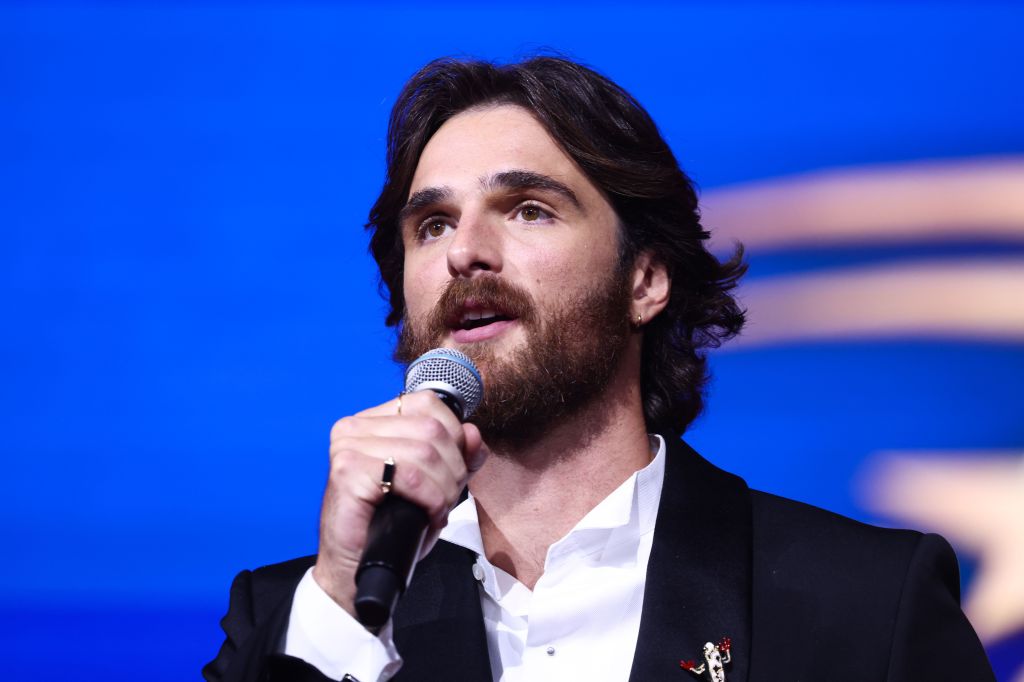 Jacob Elordi at the  2024 Marrakech International Film Festival with a beard