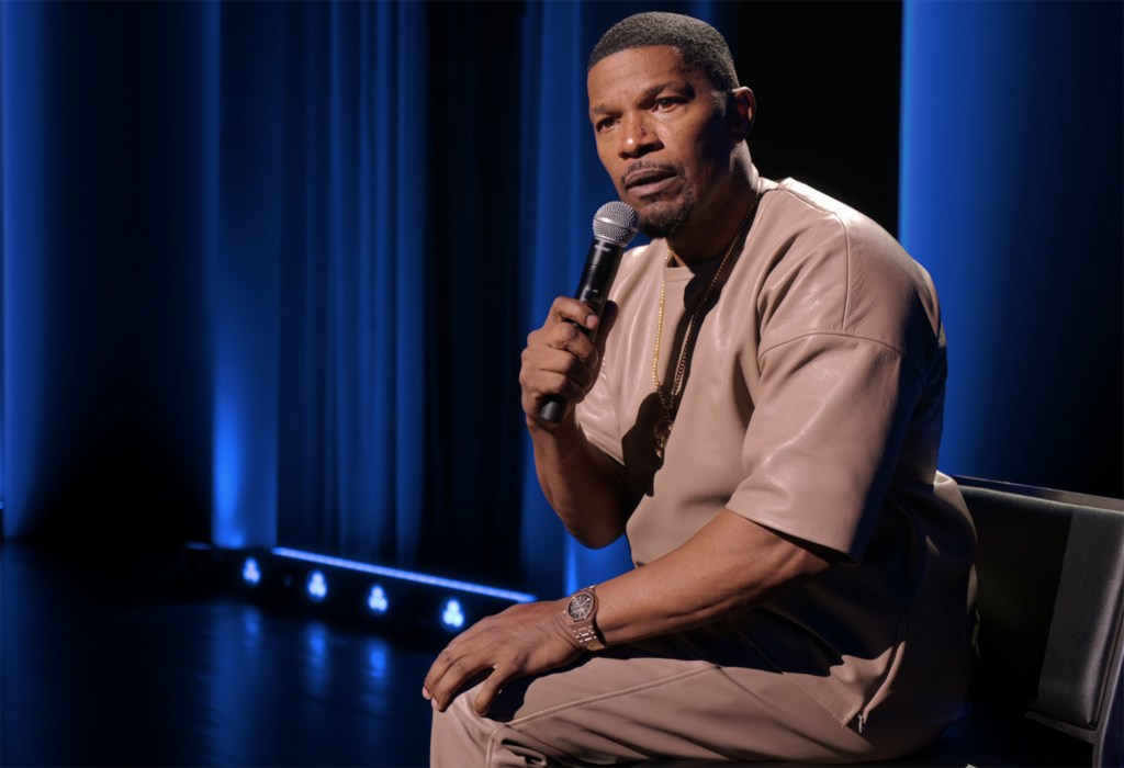 Jamie Foxx during his Netflix special.