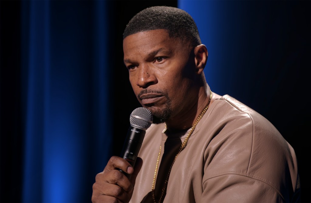 Jamie Foxx during his Netflix special.