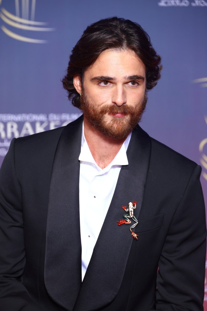 Jacob Elordi at the  2024 Marrakech International Film Festival with a beard