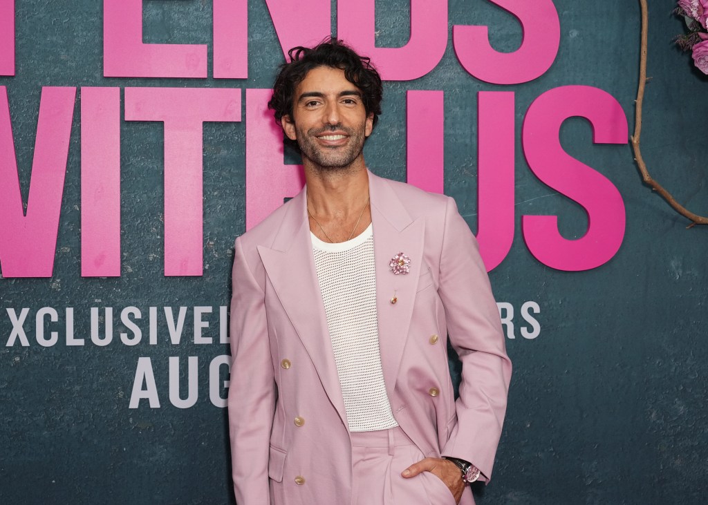 Justin Baldoni on the red carpet