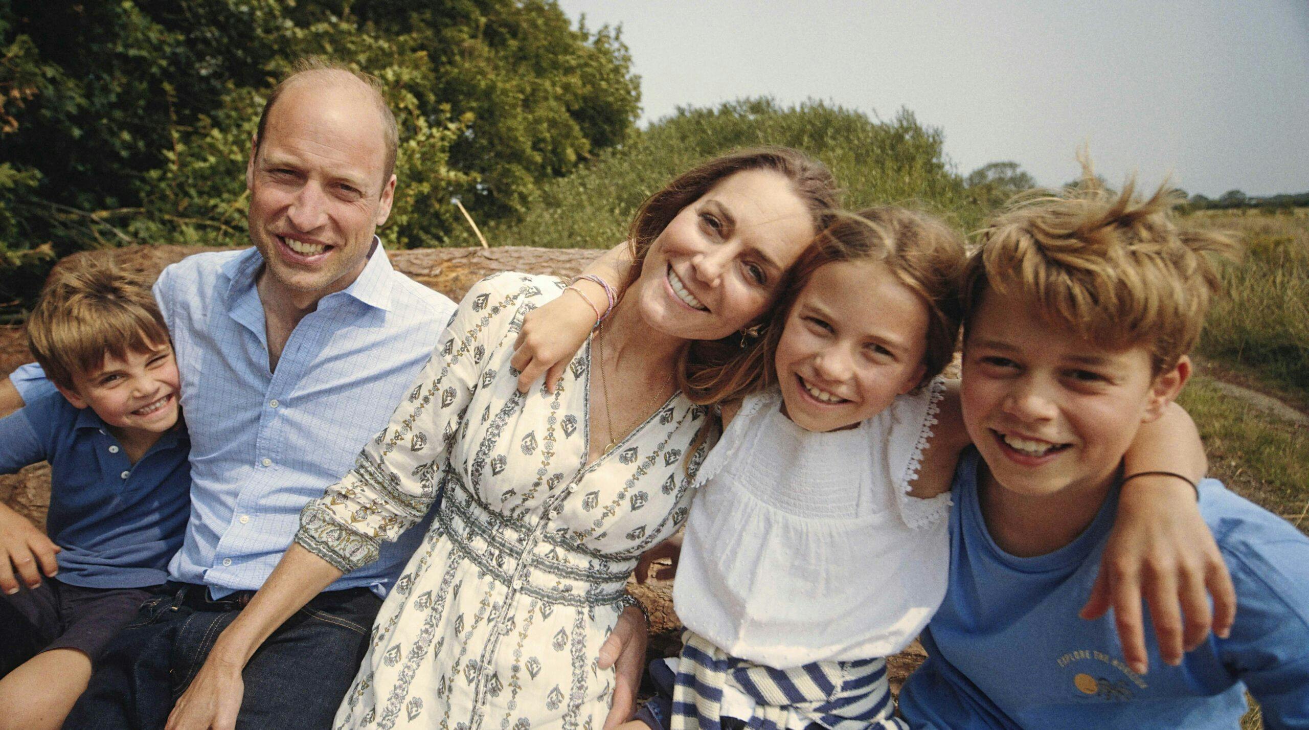 kate middleton, prince william and their kids