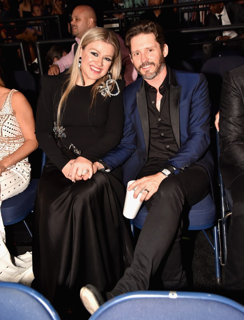 Kelly Clarkson and Brandon Blackstock at June 2018 CMT Awards