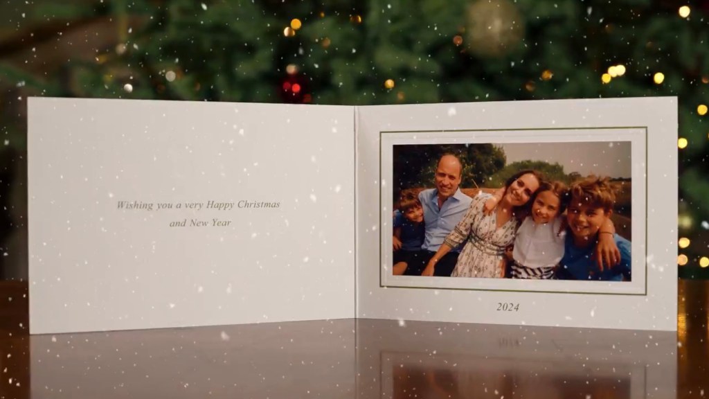 kate middleton, prince william holiday card