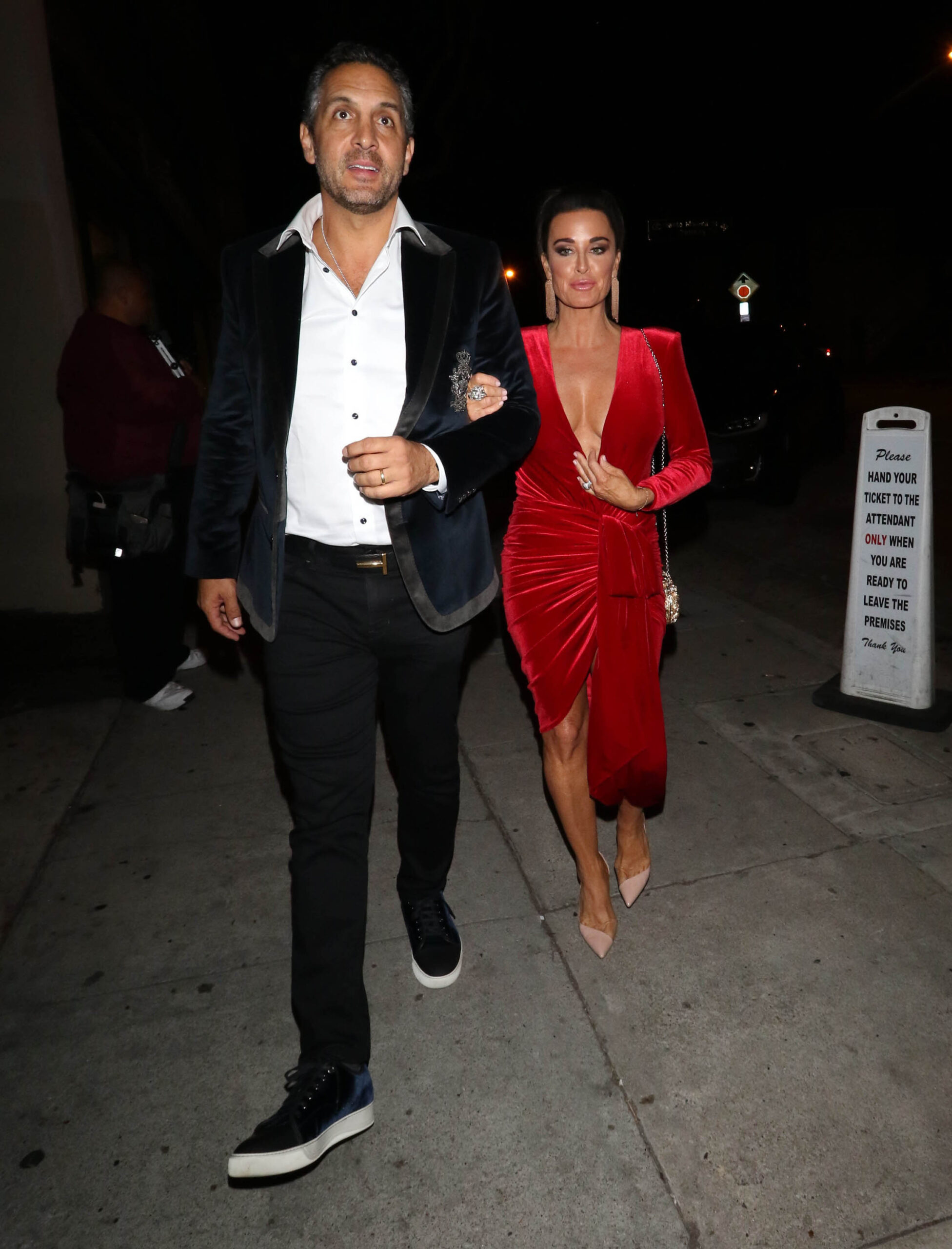 Mauricio Umansky and Kyle Richards in LA in October 2018