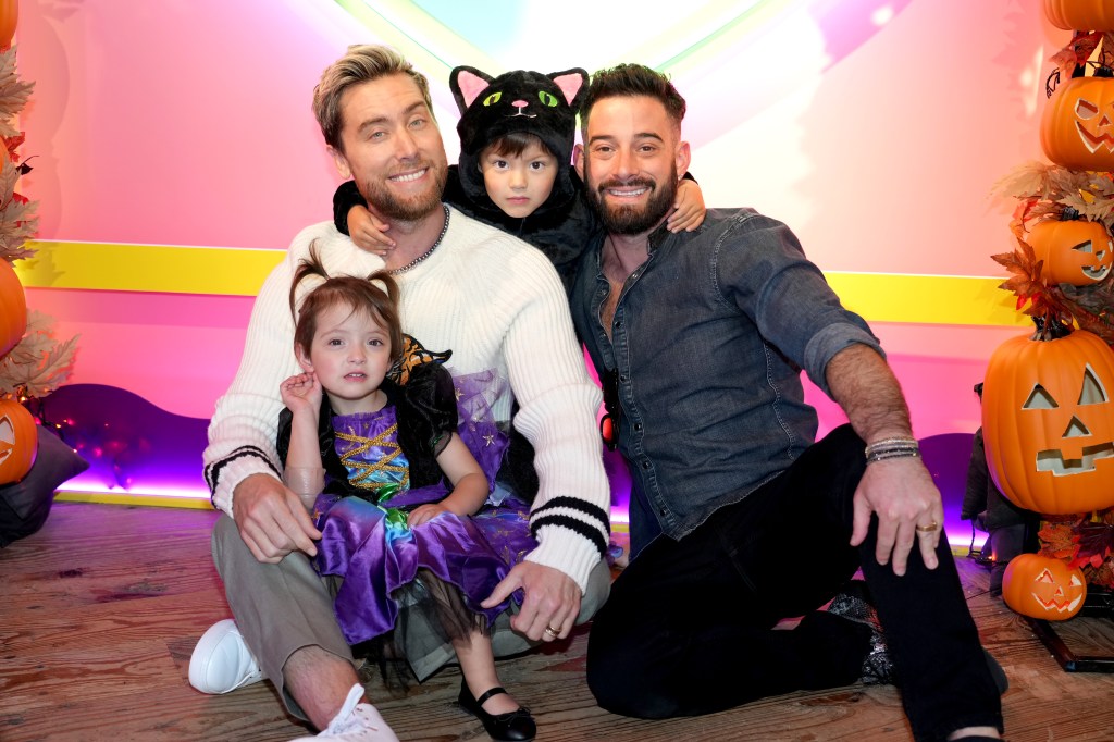 Lance Bass and family