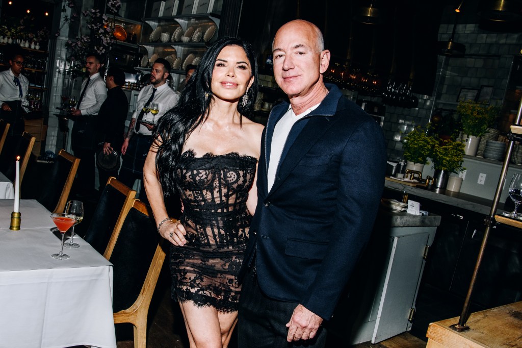 Lauren Sanchez and Jeff Bezos