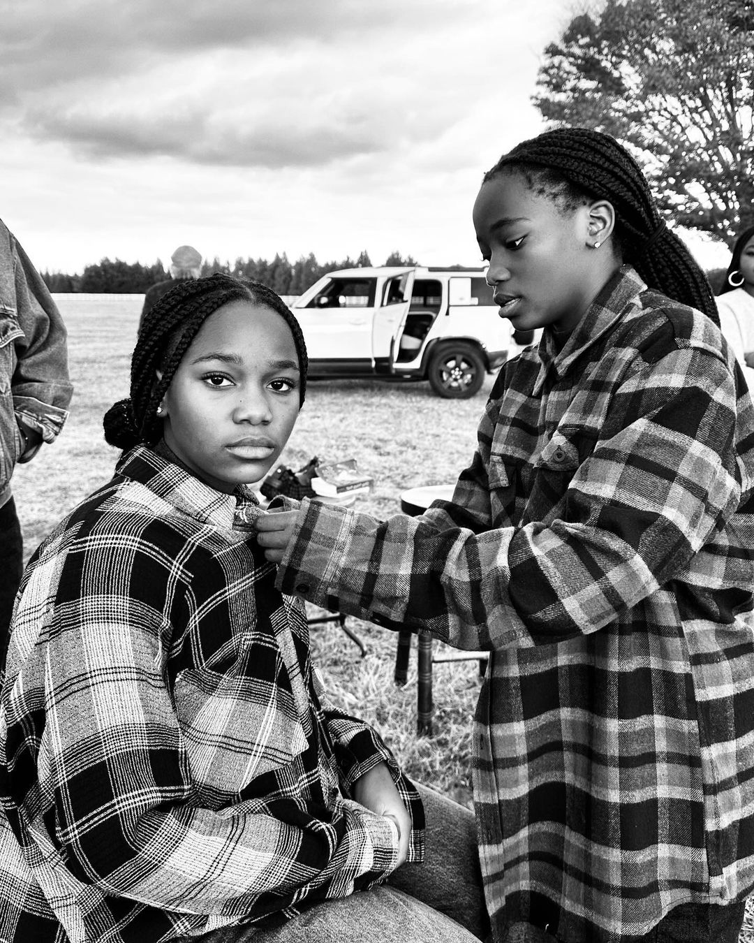 Madonna's daughter's Stella and Estere.