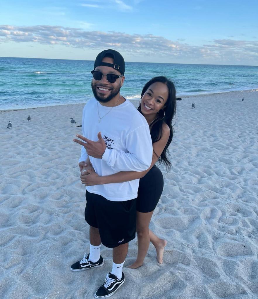 Martin Lawrence's daughter Jasmin and Eddie Murphy's son Eric at the beach.