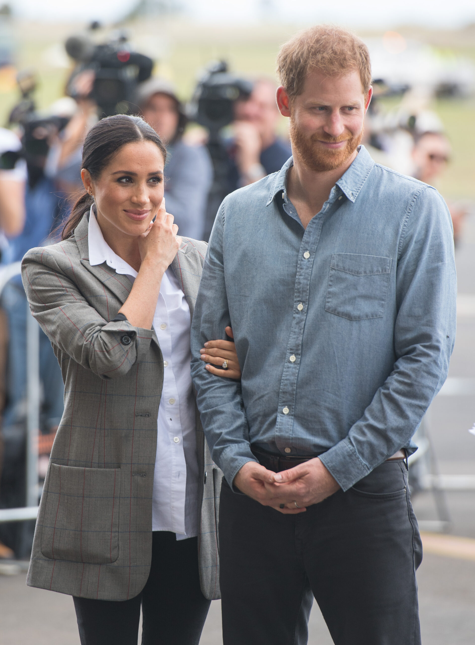 Meghan Markle and Prince Harry in Australia in 2018.