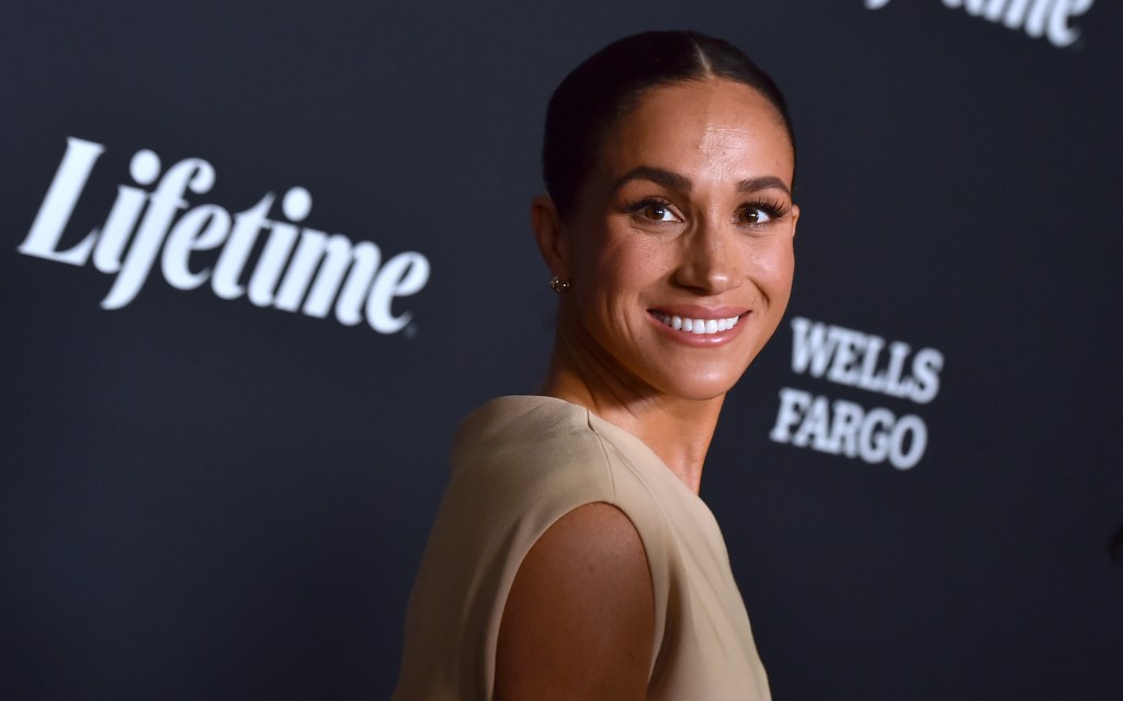 Meghan Markle arrives at Variety's Power of Women on Nov. 16.