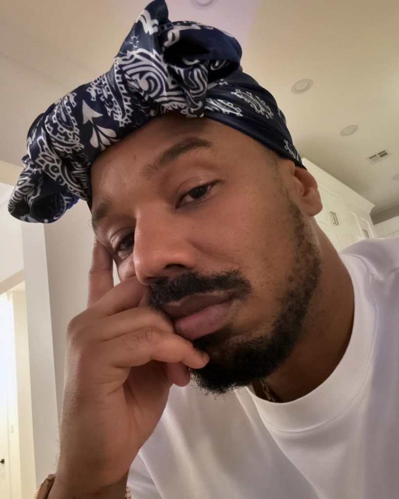 Michael B. Jordan selfie