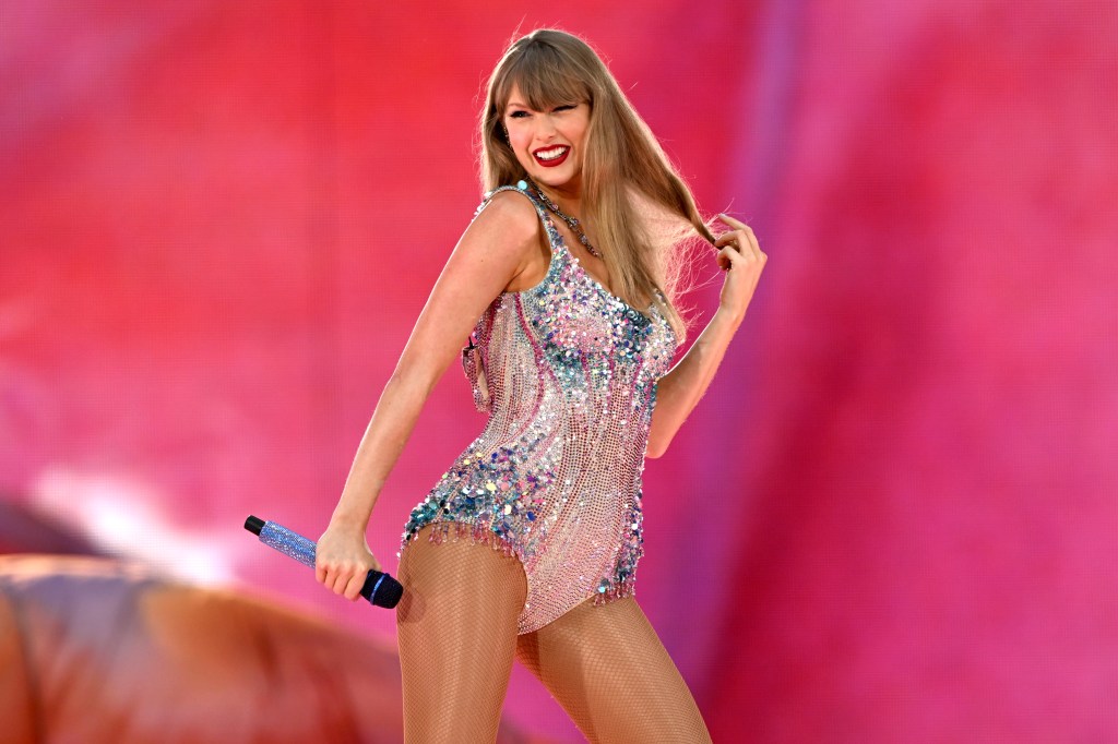 Taylor Swift at August 2024 Eras Tour show in London