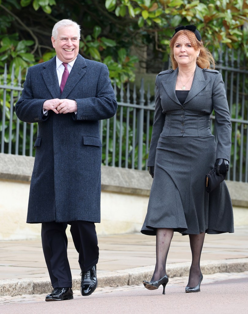 Sarah Ferguson and Prince Andrew in February 2024.