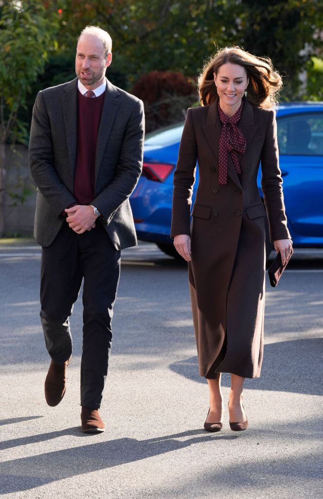 Kate Middleton and Prince William walking side by side