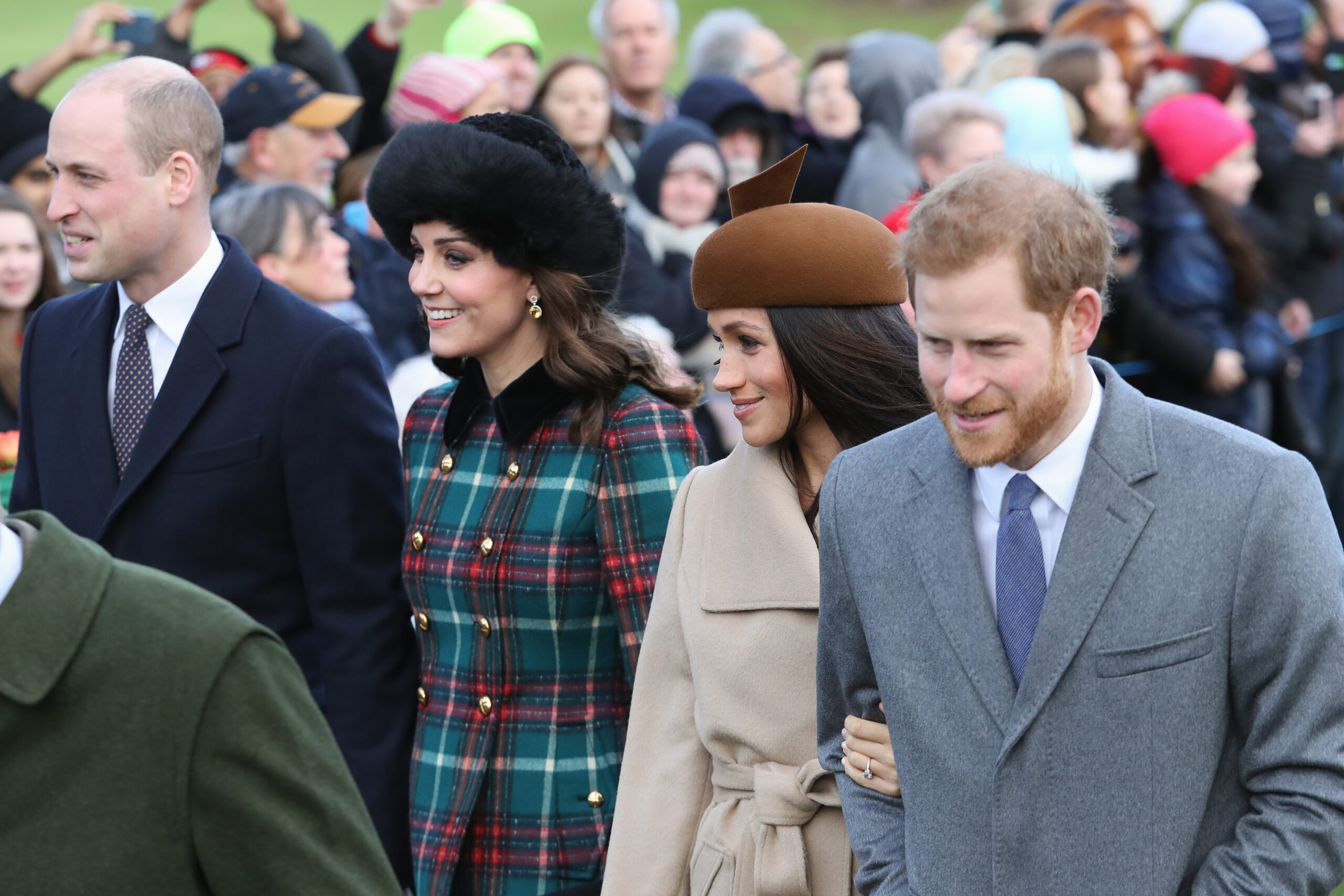 Kate Middleton, Meghan Markle, Prince Harry.