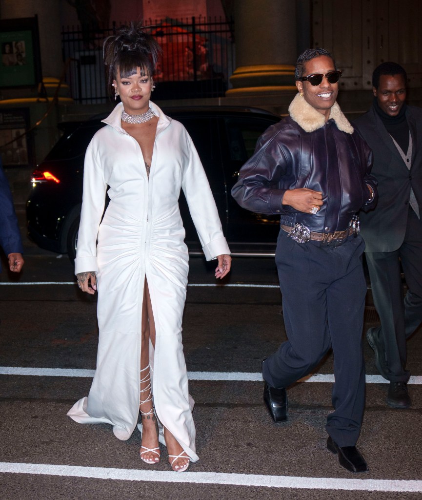 Rihanna and asap rocky in NYC