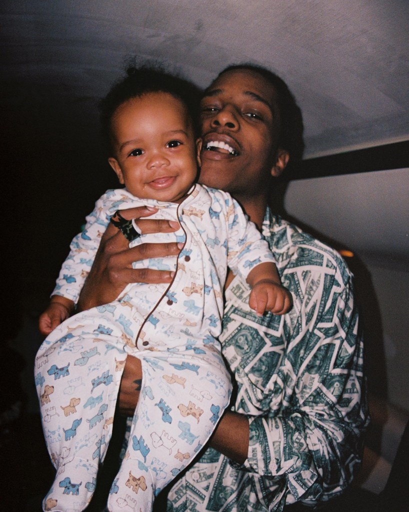 Asap rocky with his son