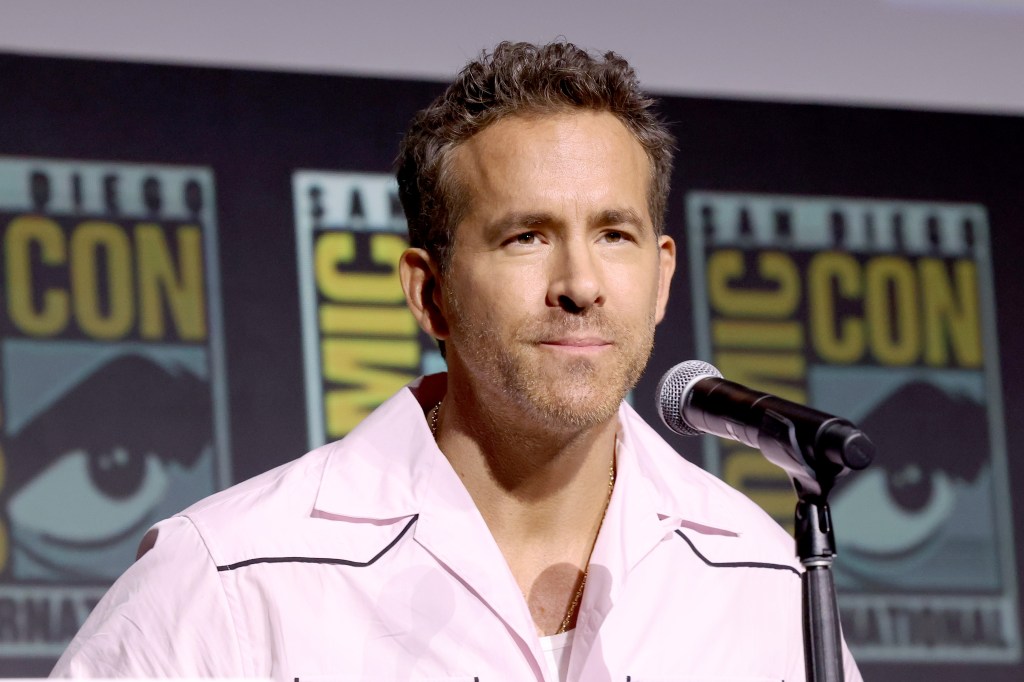 Ryan Reynolds grinning