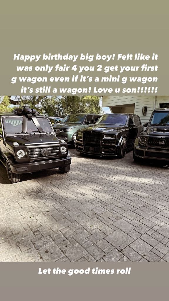 Scott Disick gifts son Mason mini Mercedes-Benz G-Wagon for 15th birthday