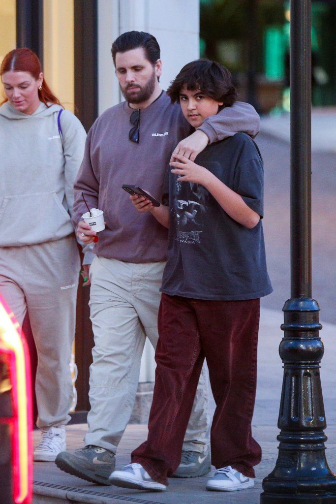 cott Disick took his eldest son Mason for a shopping trip in Beverly Hills.