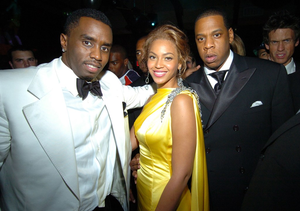 Sean "P. Diddy" Combs, Beyonce and Jay Z