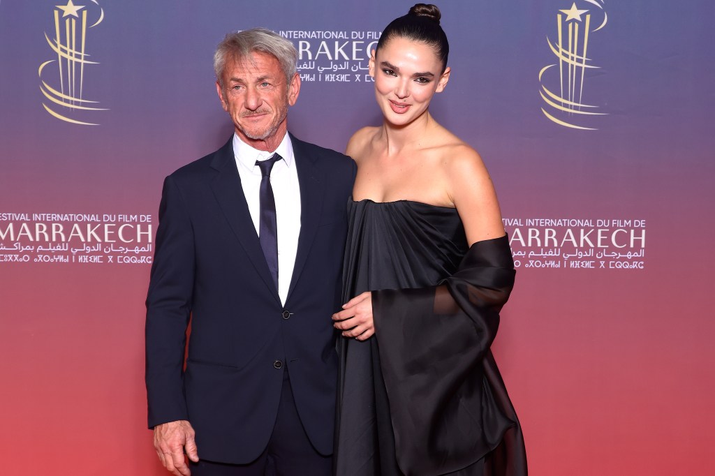 Sean Penn Valeria Nicov at Marrakech International Film Festival 2024