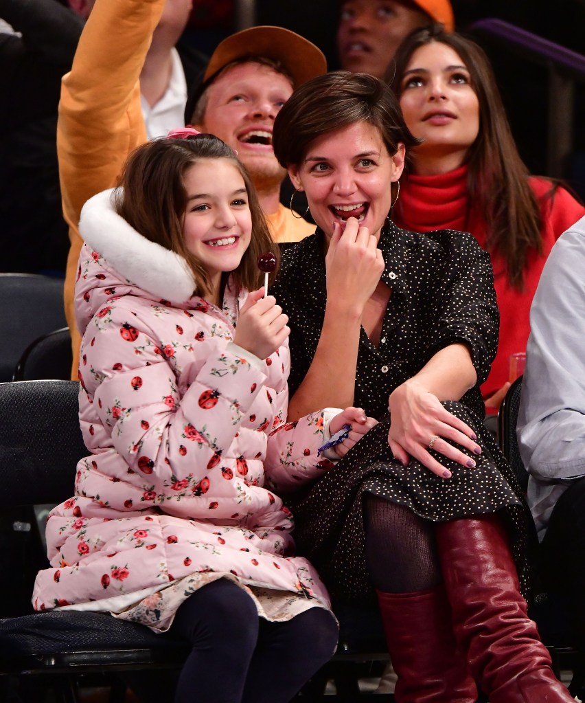 Katie Holmes and young Suri Cruise