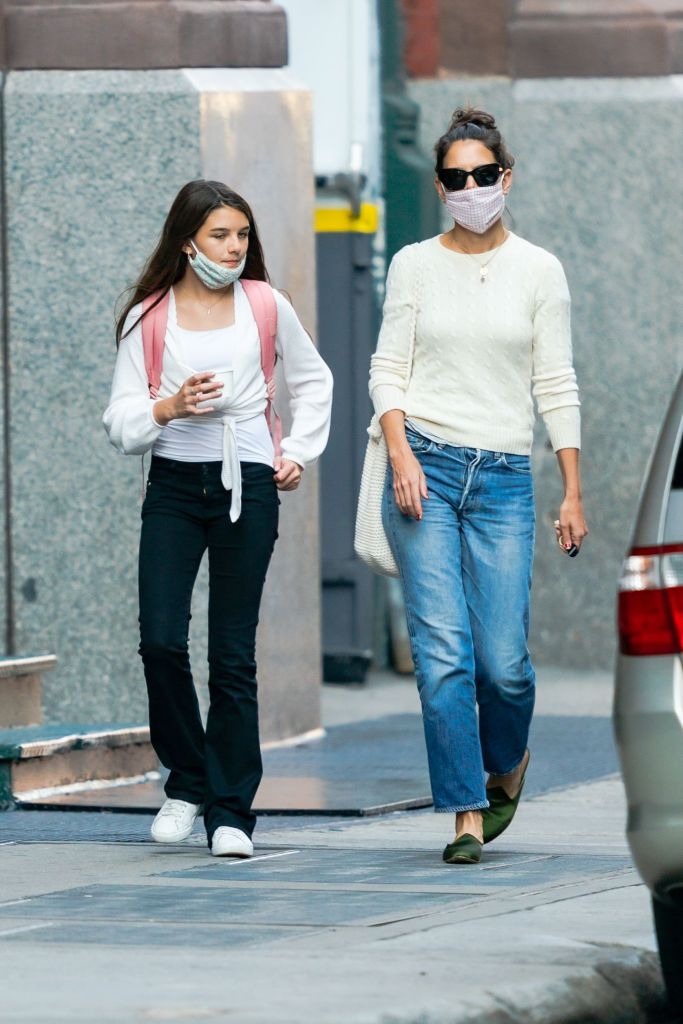 Katie Holmes and daughter Suri Cruise in NYC