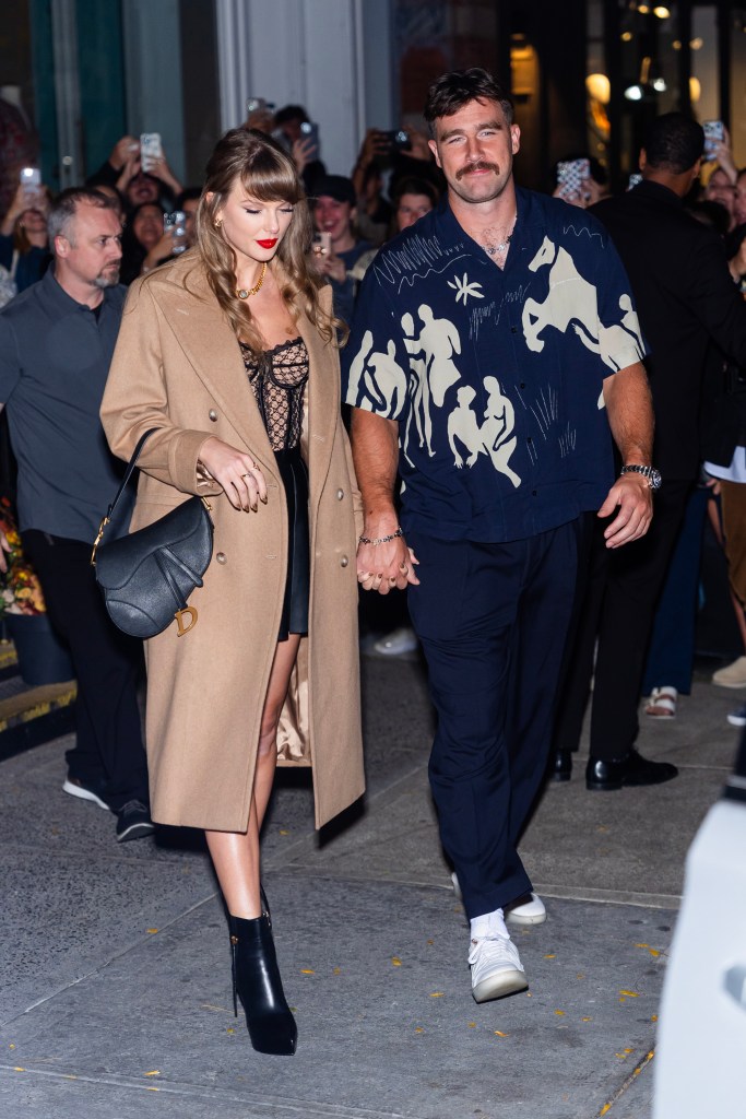 Taylor Swift and Travis Kelce.