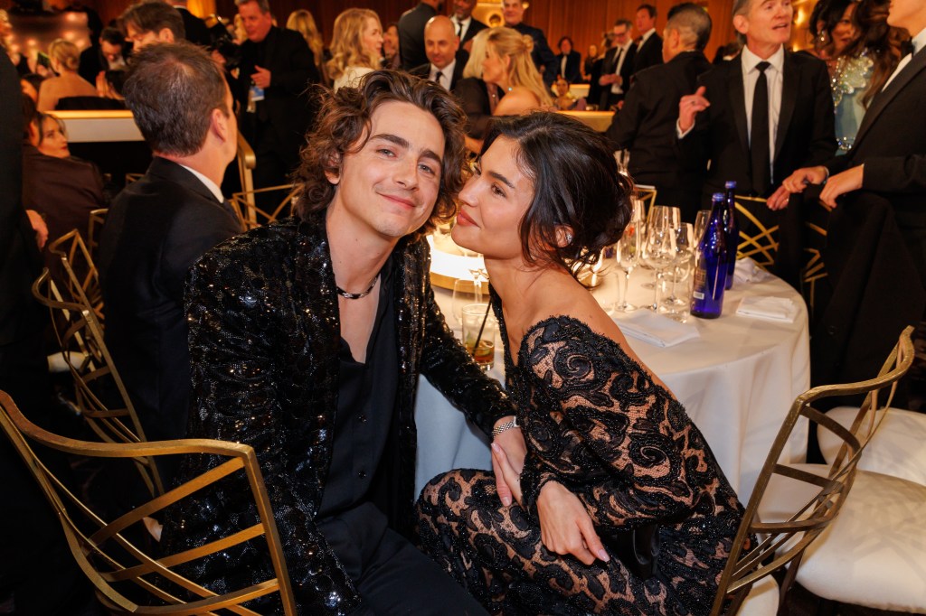 Kylie Jenner and Timothée Chalamet