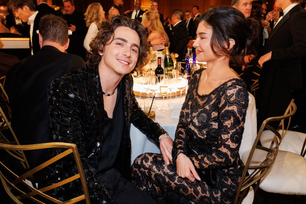 Kylie Jenner and Timothée Chalamet