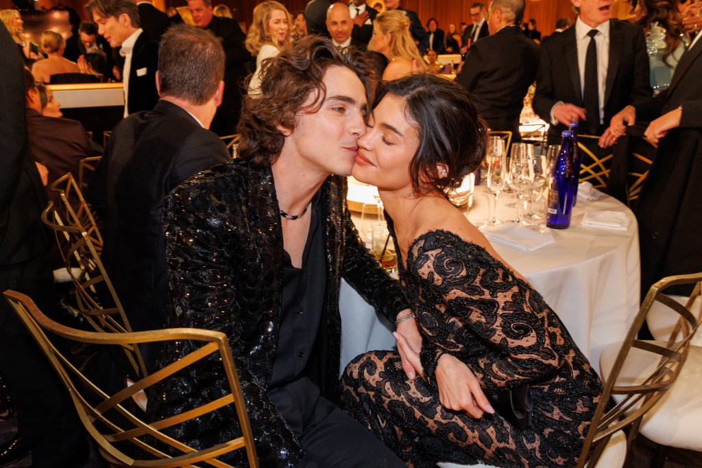 Kylie Jenner and Timothée Chalamet