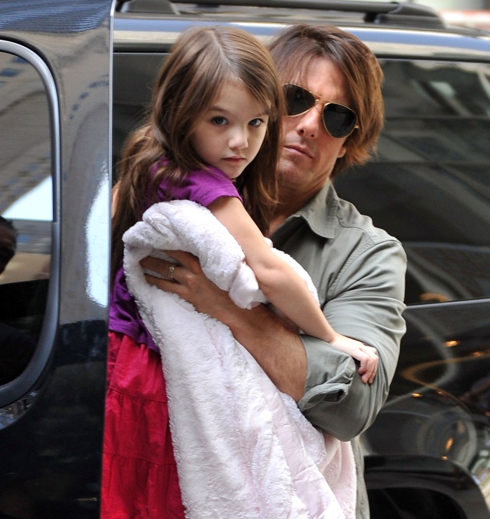 Tom Cruise and Suri Cruise visit FAO Schwarz on September 7, 2010 in New York City.