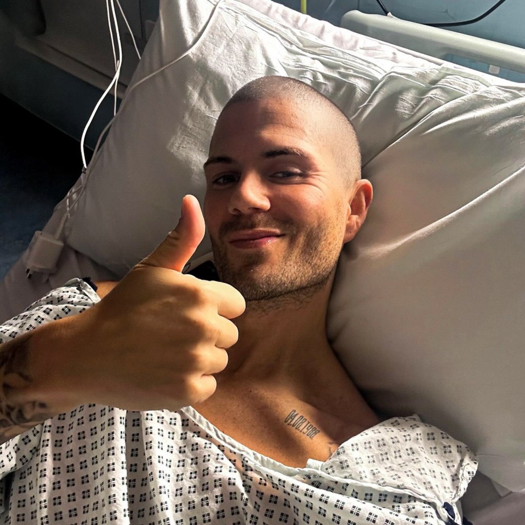 Max George hospitalization announcement