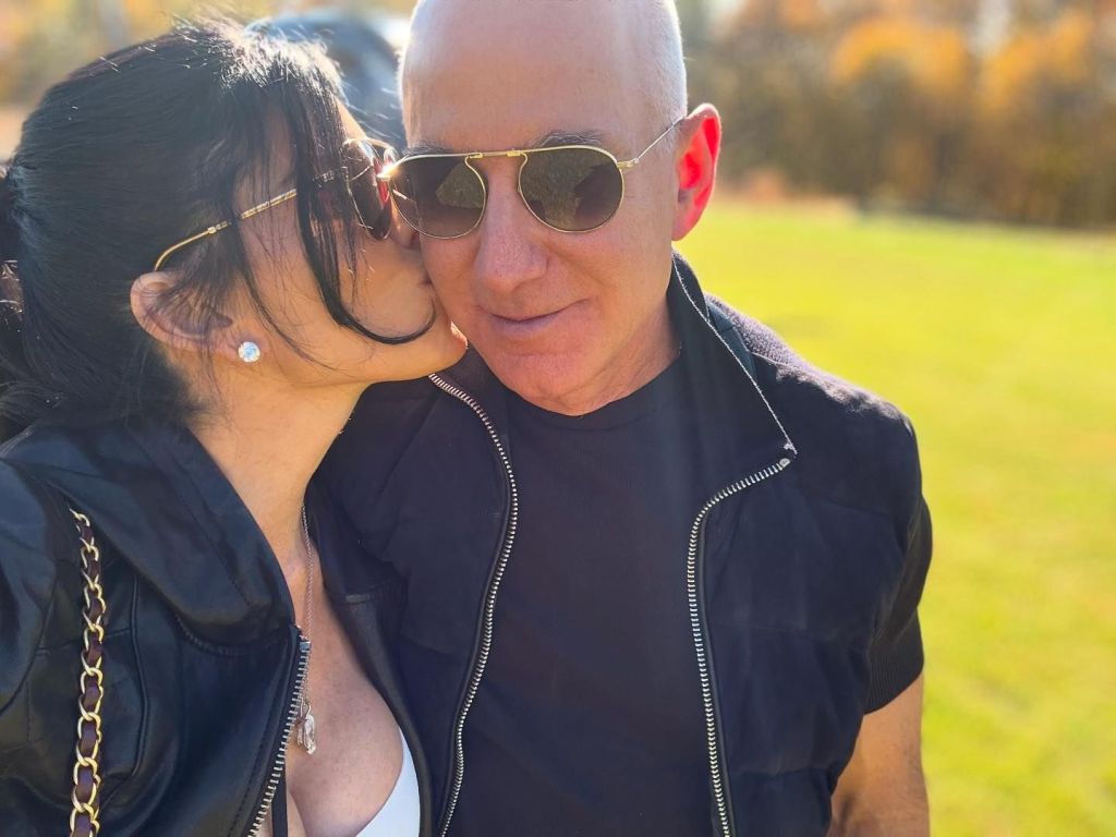 Lauren Sanchez and Jeff Bezos