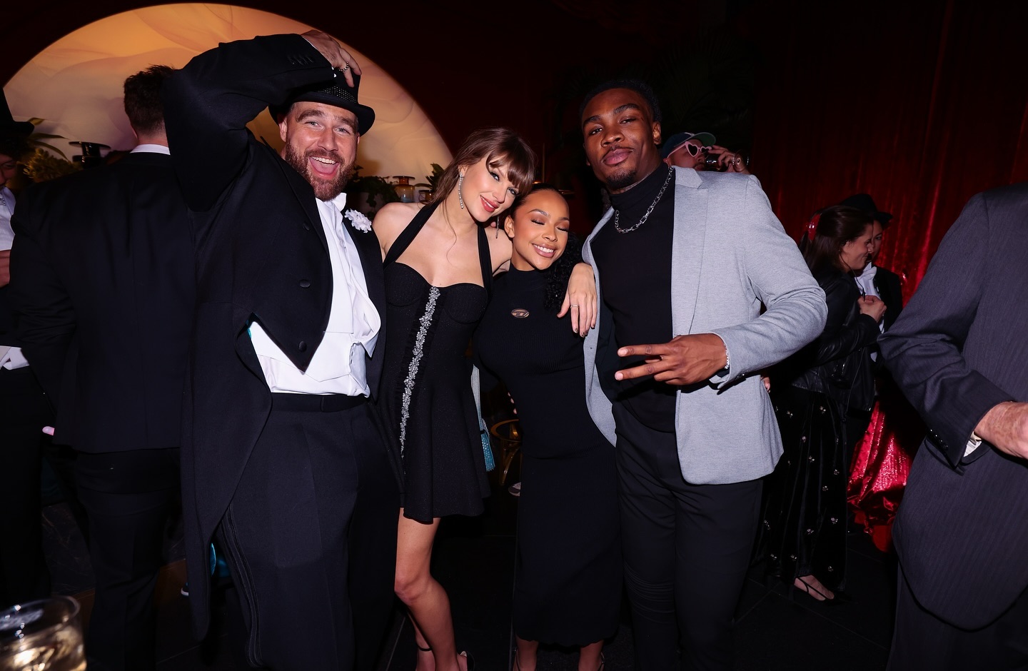 taylor swift, travis kelce, Dacoda Nichole Jones, rashee rice