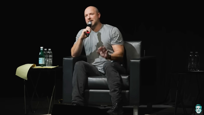 Former ESPN host Ryen Russillo speaks during an episode of "The Bill Simmons Podcast" last week.