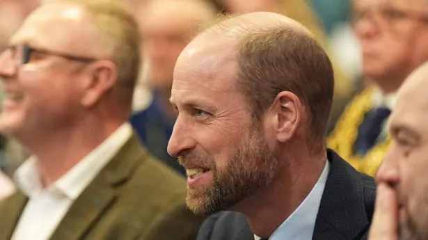 Prince William during his first engagement of 2025