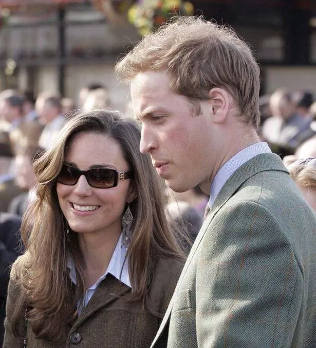 Prince William and Princess Kate at a racing event in 2007