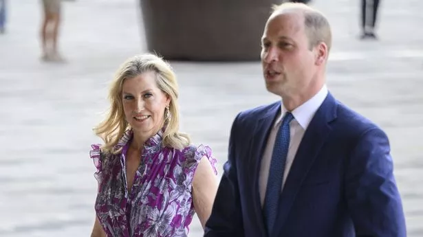 The royal pair arrive for the event at Battersea Power Station