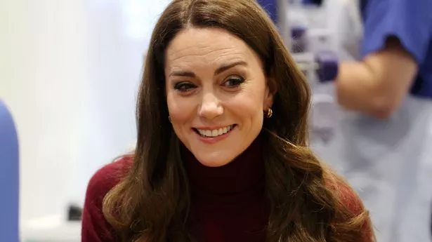 Catherine, Princess of Wales during a visit to The Royal Marsden Hospital on January 14, 2025 in London, England