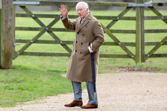 Max Mumby/Indigo/Getty King Charles in Sandringham on Jan. 7, 2024.