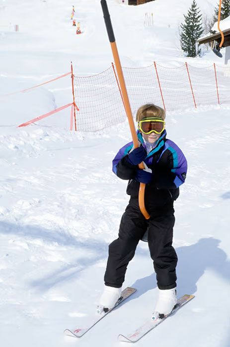 Prince Harry skiing in Lech in 1993