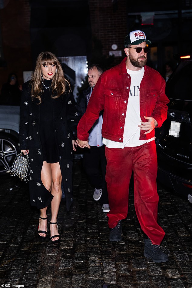 Before spending New Year's Eve in Kansas City, Swift and Kelce were together in New York