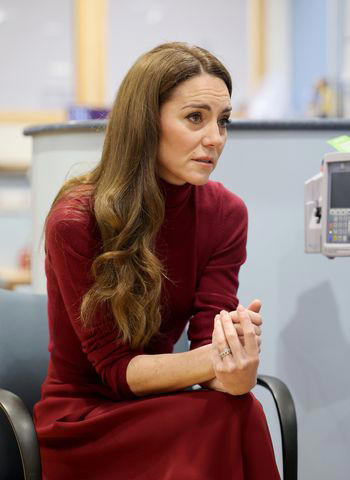 Chris Jackson/Getty Kate Middleton at The Royal Marsden Hospital in London on Jan. 14, 2025.