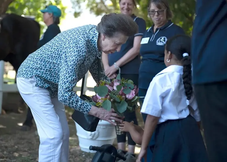 Princess Anne during visit to the South African Riding For The Disabled Association in Cape Town | Ashley Vlotman/Gallo Images via Getty Images