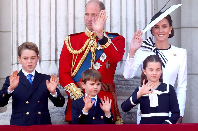 The Cambridge clan at the 2024 Trooping the Colour parade