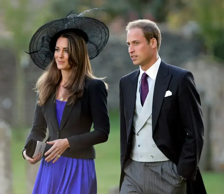 Kate Middleton and Prince William attend Harry Meade & Rosie Bradford’s wedding | Indigo/Getty Images